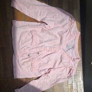 GAP Light Pink V-Neck Top